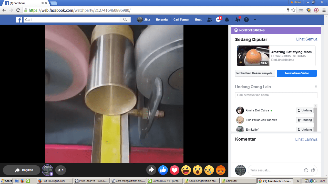 Cara nonton bareng (nobar) di Facebook 8 Cara nonton bareng (nobar) di Facebook 7