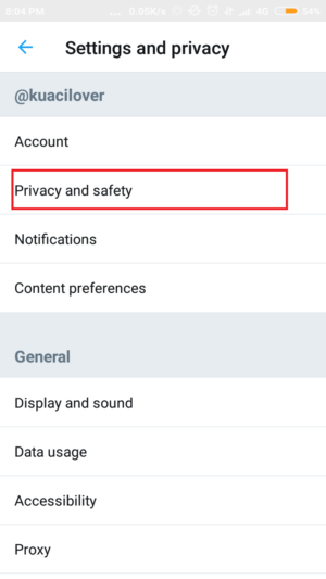 Cara membisukan (mute) akun twitter yang rese dan menggangu 11 tap privacy and safety