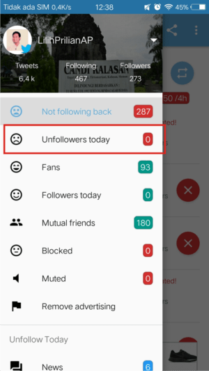 Cara unfollow massal akun twitter fake, in-active dan tidak follback 4 Cara unfollow massal akun twitter fake, in-active dan tidak follback 3