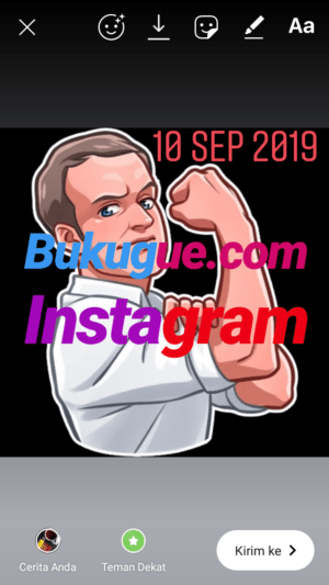 Cara membuat tulisan warna-warni di story Instagram 18 Cara membuat tulisan warna-warni di story Instagram 17