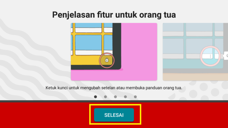 Cara membuat profil baru diaplikasi Youtube Kids 14 klik selesai