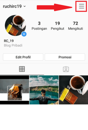 Cara menggunakan fitur "Balasan Cepat" di Instagram 9 masuk ke opsi garis tiga