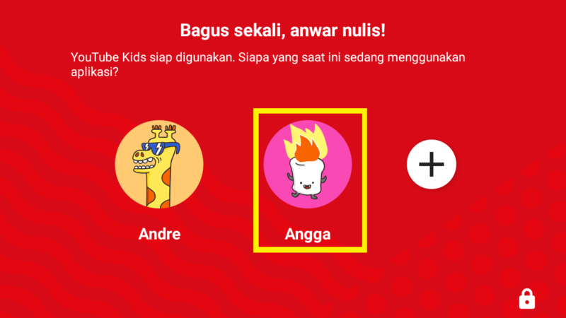 Cara membuat profil baru diaplikasi Youtube Kids 16 Cara membuat profil baru diaplikasi Youtube Kids 15