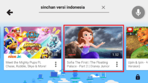 Cara melaporkan video "yang kurang pantas" di Youtube Kids 1 putar videonya