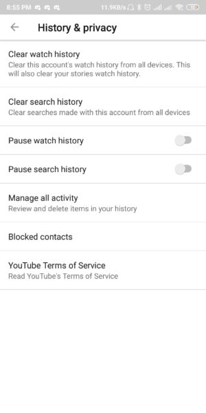 Youtube tidak bisa dibuka? Ini solusinya 3 Hapus Historya