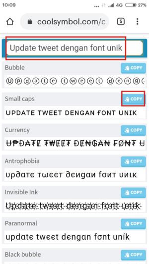 Cara mengganti font di tweet, bio dan DM twitter kamu ԃҽɳɠαɳ ϝσɳƚ υɳιƙ 4 Cara mengganti font di tweet, bio dan DM twitter kamu ԃҽɳɠαɳ ϝσɳƚ υɳιƙ 3