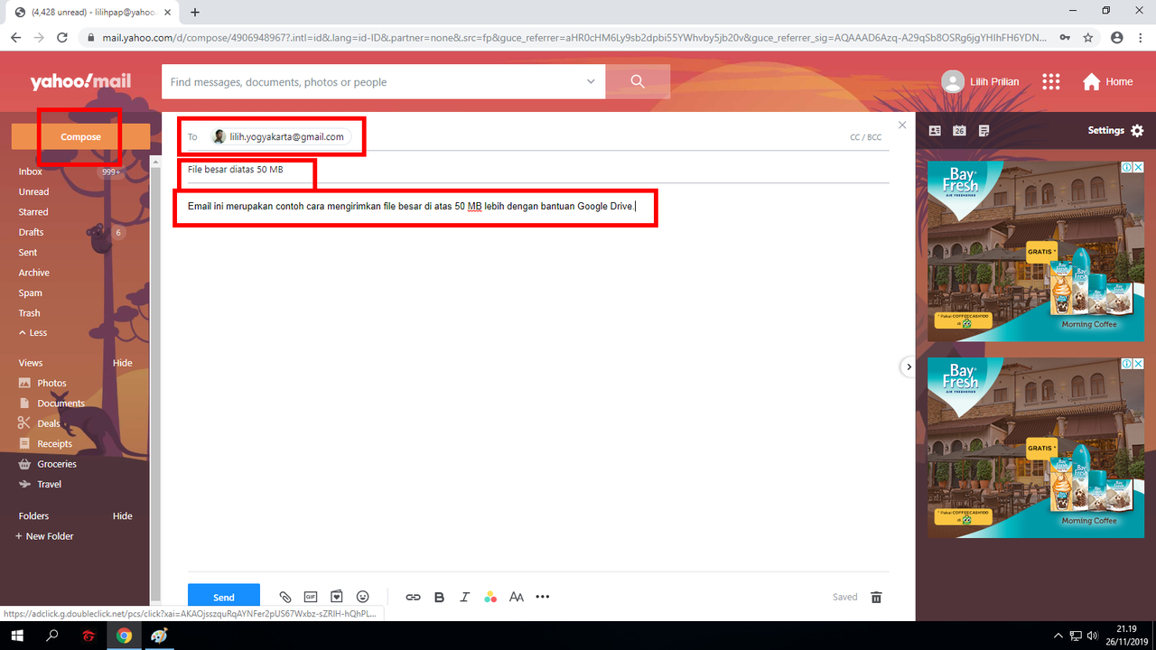 Cara mengirim file berukuran besar lewat yahoo 32 Cara mengirim file berukuran besar lewat yahoo 31
