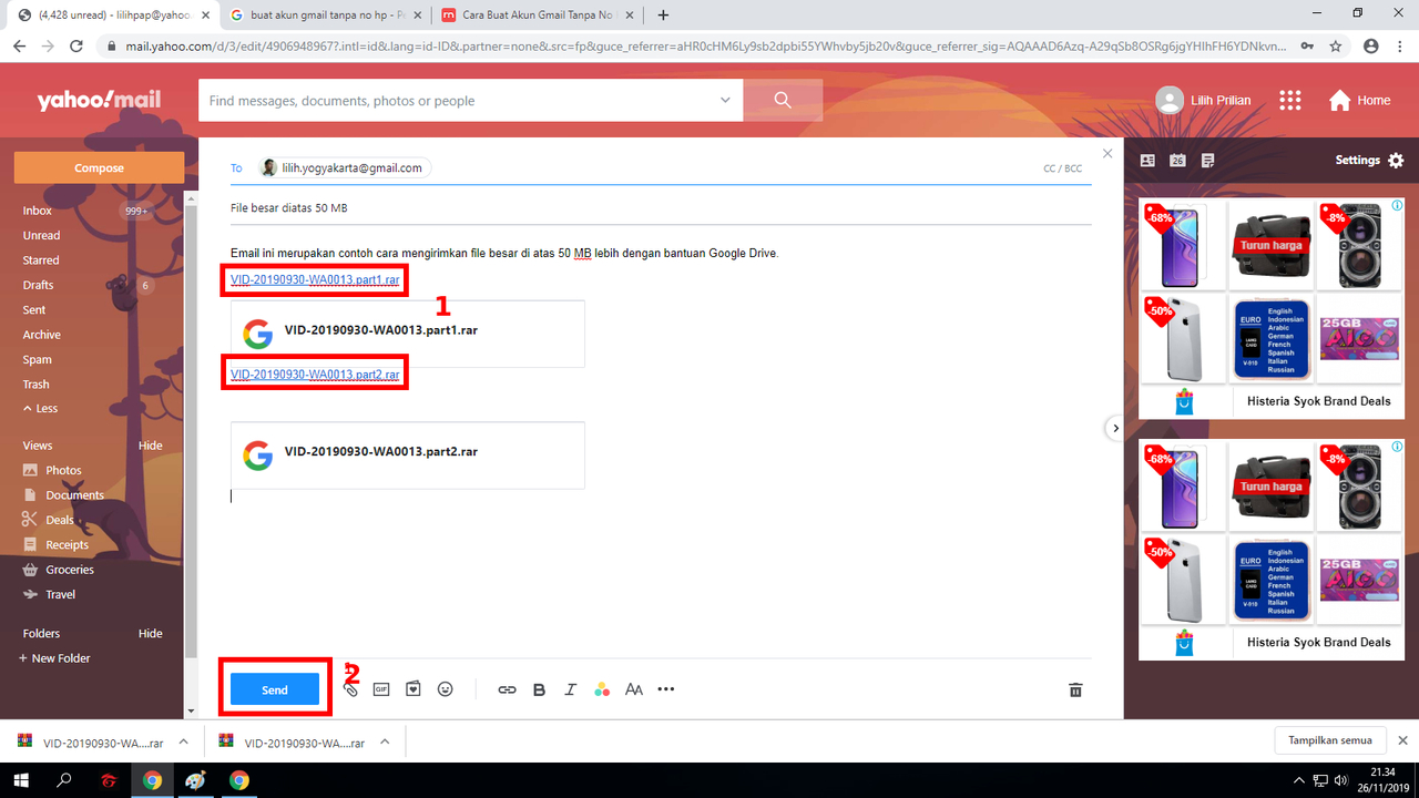 Cara mengirim file berukuran besar lewat yahoo 36 Cara mengirim file berukuran besar lewat yahoo 35