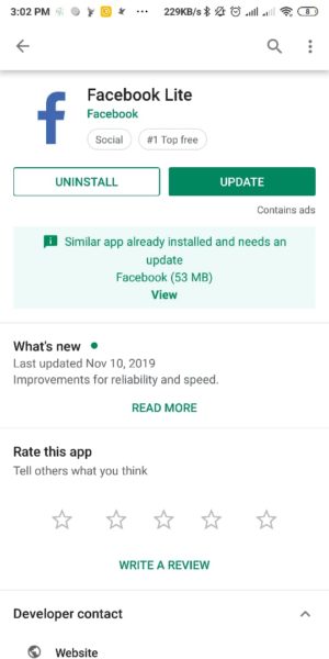 Cara mengatasi facebook lemot dan lambat 4 Facebook Lite