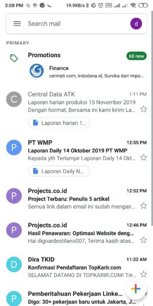 Cara mengirim file besar (diatas 25 MB) lewat Gmail (di HP atau PC) 6 Halaman Awal Gmail