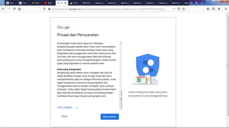 Cara membuat email gmail 30 Pilih Agree