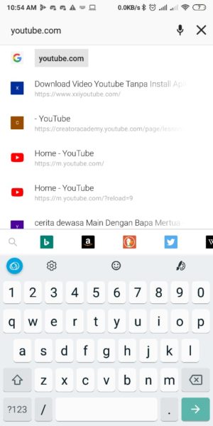 Cara memutar video Youtube di latar belakang ponsel kalian 8 Masukkan alamat youtube