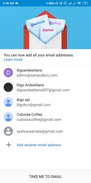 Cara membuat email gmail 23 Email Berhasil dibuat