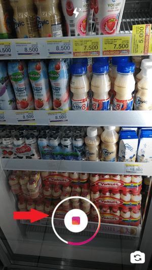 Cara membalikkan kamera saat membuat insta story 5 tap tombol rekam sekali lagi untuk menghentikan perekaman video