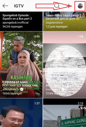 Cara menghapus video di IGTV 2 masuk ke channel IGTV