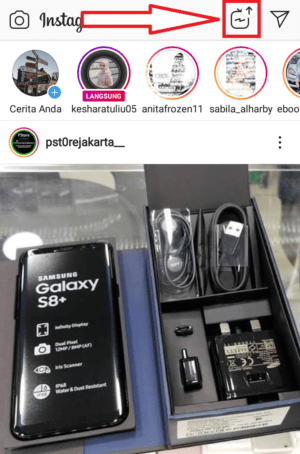 Cara menghapus video di IGTV 1 masuk ke icon TV pojok kanan atas