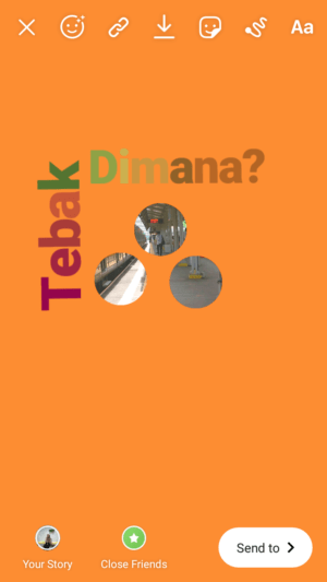 Trik tersembunyi Instagram Story yang jarang diketahui 13 contoh gradasi warna pada teks di insta story