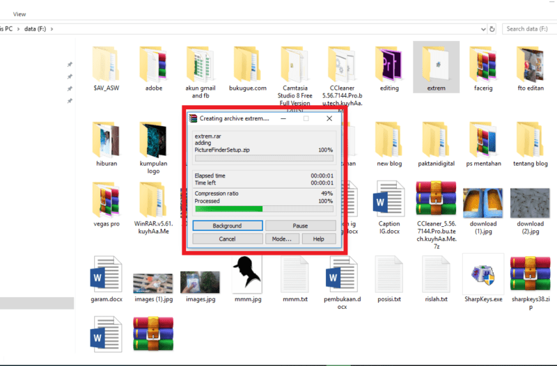 Cara mengirim folder (dan isinya) lewat gmail 44 tunggu prosesnya hingga selesai