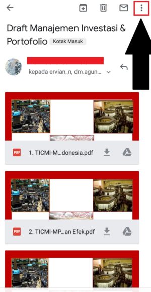 Fitur "tunda" atau "snooze" di Gmail untuk "menunda" email masuk 1 Memilih email yang ingin di tunda