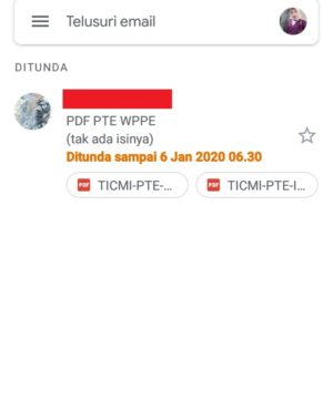 Fitur "tunda" atau "snooze" di Gmail untuk "menunda" email masuk 11 Memilih email yang ingin di nonaktifkan dari mode tunda