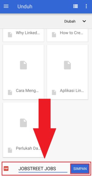 Cara menyimpan pesan email menjadi file pdf 5 Menentukan nama file dan tempat dimana file akan disimpan