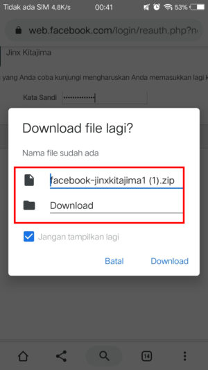 Cara mengembalikan chat Facebook yang terhapus permanen 22 Cara mengembalikan chat Facebook yang terhapus permanen 21