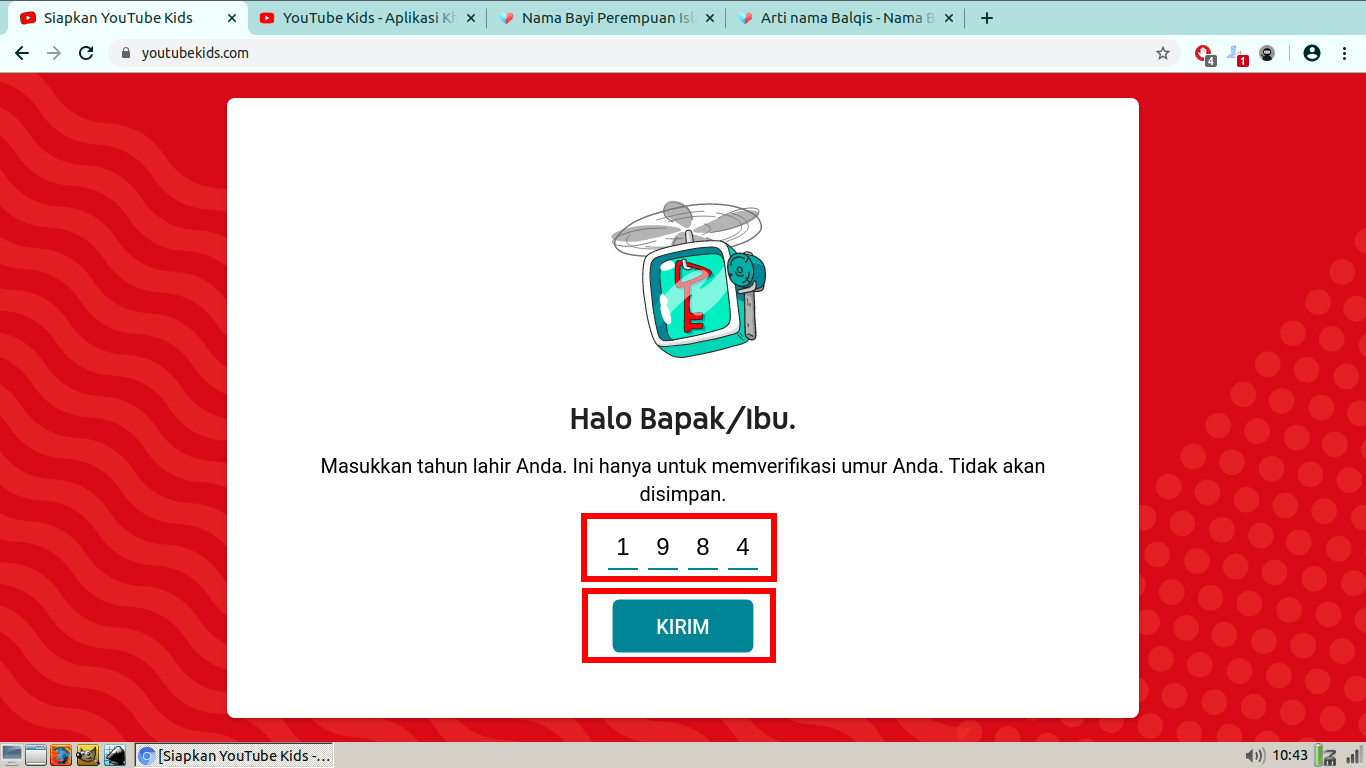 Cara menonton Youtube Kids di komputer 4 Cara menonton Youtube Kids di komputer 3
