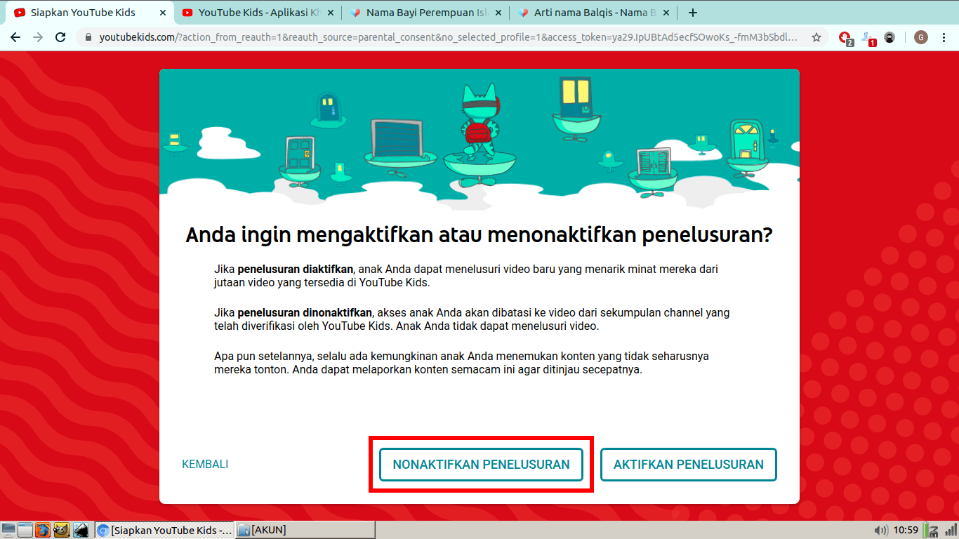 Cara menonton Youtube Kids di komputer 16 Cara menonton Youtube Kids di komputer 15