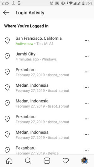 Cara mengetahui apakah instagram kalian dibuka di HP lain 16 Cara mengetahui apakah instagram kalian dibuka di HP lain 15