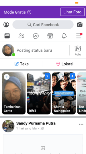 Kenapa foto facebook tidak muncul? Apa solusinya? Baca sini 1 tampilan facebook free