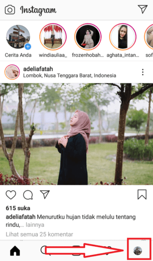 Cara mengetahui apakah instagram kalian dibuka di HP lain 1 masuk ke profil instagram