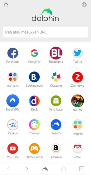 7 Browser Terbaik untuk Android 4 Antarmuka Dolphin browser