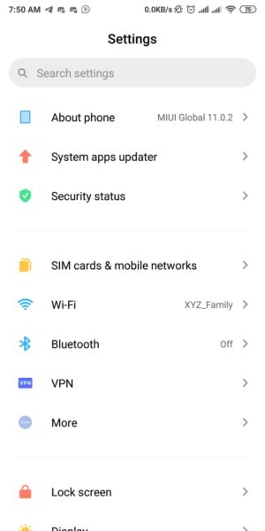 Kenapa whatsapp pending padahal sinyal bagus? Solusinya? 1 Masuk ke pengaturan