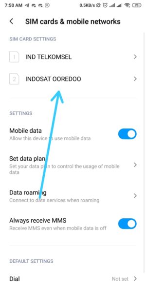 Kenapa whatsapp pending padahal sinyal bagus? Solusinya? 2 Pilih Provider