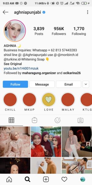 25+1 Akun Instagram Inspiratif untuk Inspirasi Style dalam Berhijab 17 Aghnia Punjabi