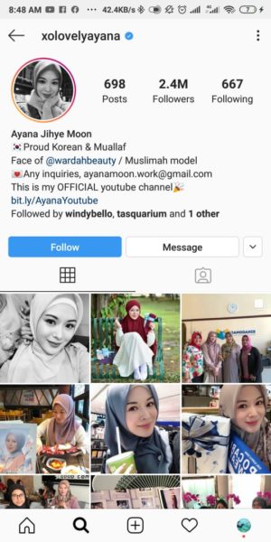 25+1 Akun Instagram Inspiratif untuk Inspirasi Style dalam Berhijab 10 Ayana Jihye Moon
