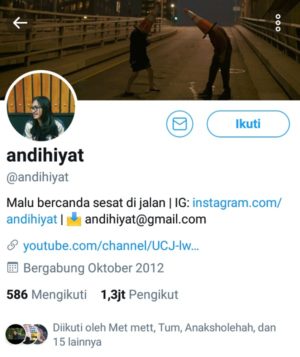 Tips dan trik bermain twitter agar makin asyik 4 Akun Twitter @Andihiyat