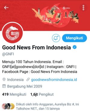 Tips dan trik bermain twitter agar makin asyik 5 Akun Twitter @GNFI