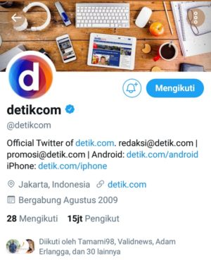 Tips dan trik bermain twitter agar makin asyik 9 Akun Twitter @Detikcom