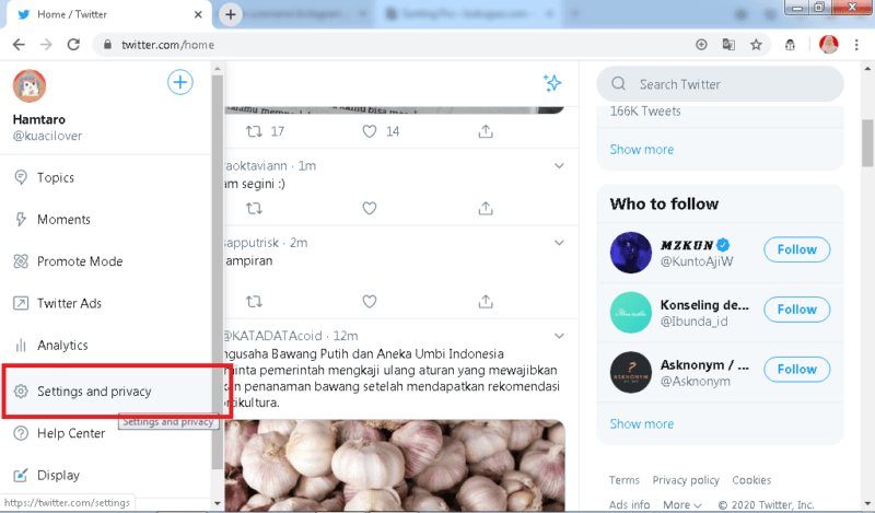 Cara mengganti username twitter lewat HP ataupun PC 4 Cara mengganti username twitter lewat HP ataupun PC 3