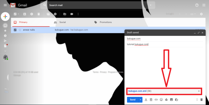 Cara melampirkan email dalam email di gmail 4 contoh email yang di lampirkan