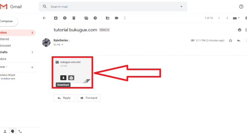 Cara melampirkan email dalam email di gmail 9 email di lampiran tadi bisa di download