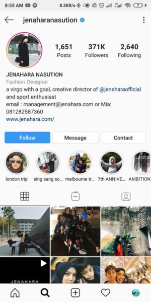 25+1 Akun Instagram Inspiratif untuk Inspirasi Style dalam Berhijab 13 Jenahara Nasution