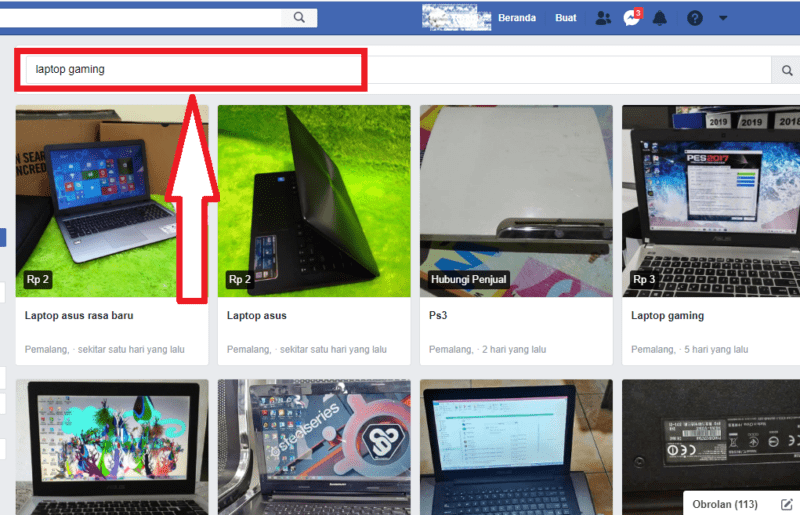 Cara Mencari Barang di Marketplace Facebook 10 Cara Mencari Barang di Marketplace Facebook 9