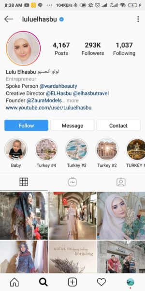 25+1 Akun Instagram Inspiratif untuk Inspirasi Style dalam Berhijab 7 Lulu Elhasbu