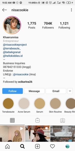 25+1 Akun Instagram Inspiratif untuk Inspirasi Style dalam Berhijab 16 Nisa Cookie