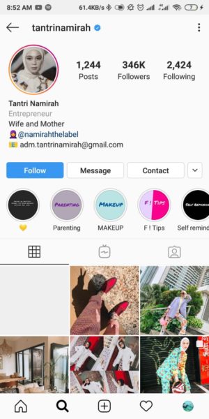 25+1 Akun Instagram Inspiratif untuk Inspirasi Style dalam Berhijab 12 Tantri Namirah