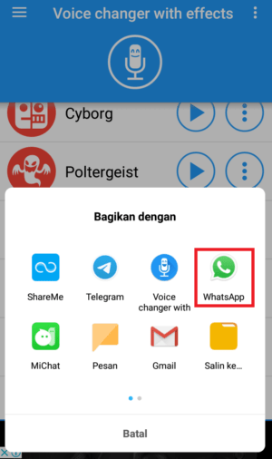 Cara kirim voice note dengan "suara unik" di WhatsApp 22 Cara kirim voice note dengan "suara unik" di WhatsApp 21