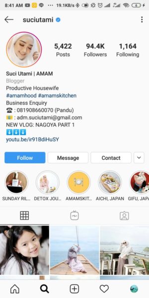 25+1 Akun Instagram Inspiratif untuk Inspirasi Style dalam Berhijab 8 Suci Utami