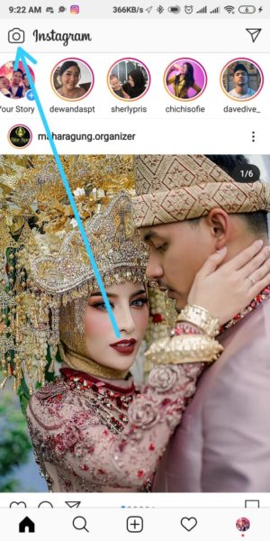 Cara main head quiz dengan filter headquiz di Instagram 10 Masuk ke Story